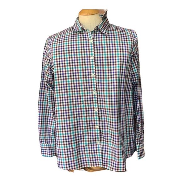 Sz18 Lands End Button Down Shirt NWT - Picture 2 of 6